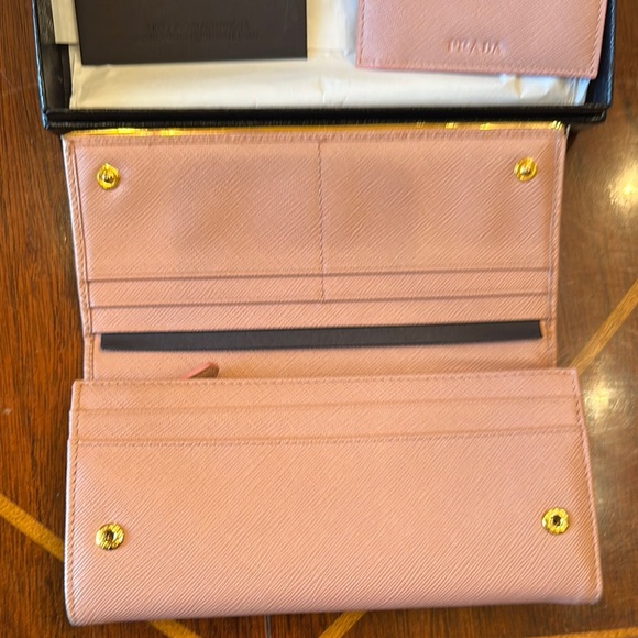 Prada Pink Wallet and Cardholder Set - Picture 2 of 6